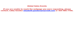 Desktop Screenshot of globalsalesevents.com